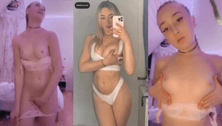 SpicyLeakX: La Julie Pop White Lingerie Nude Video Leaked
