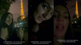 Queenaria Sucks an Unknown Next to the Eiffel Tower Video Leaked (exclusive on SpicyLeakX)