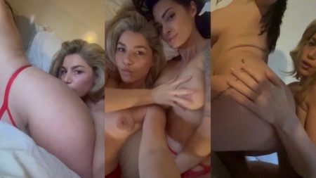 Emilie Nef Naf GG Lesbians with Friends Lola Nude Video Leaks | SpicyLeakX